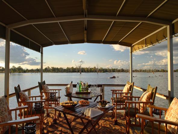 Selous Safari Camp - outdoor sitting area